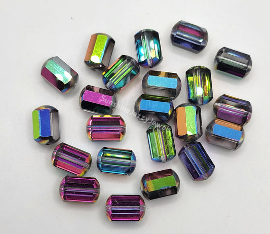 WEB EXCLUSIVE - #5230 - Swarovski Crystal Vitrail Medium Cylinder Beads