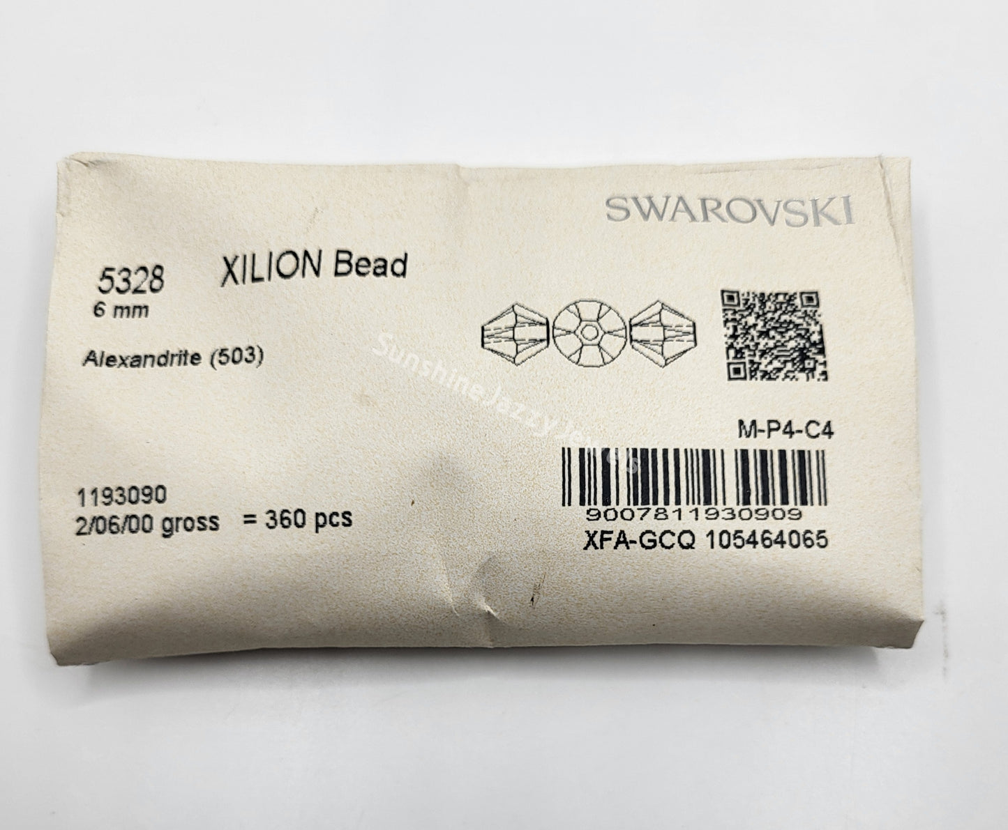 WEB EXCLUSIVE - #5328 - Swarovski Crystal Alexandrite 6mm Bicone Beads; Color Changing