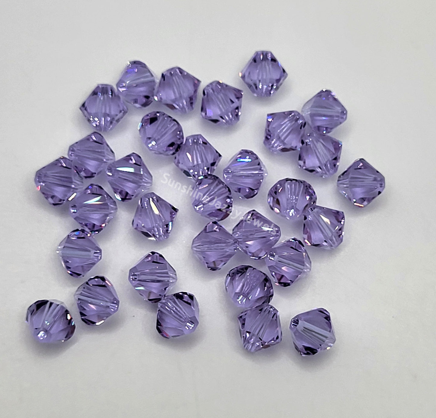 WEB EXCLUSIVE - #5328 - Swarovski Crystal Alexandrite 6mm Bicone Beads; Color Changing