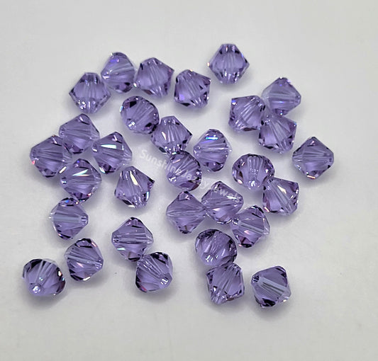 WEB EXCLUSIVE - #5328 - Swarovski Crystal Alexandrite 6mm Bicone Beads; Color Changing