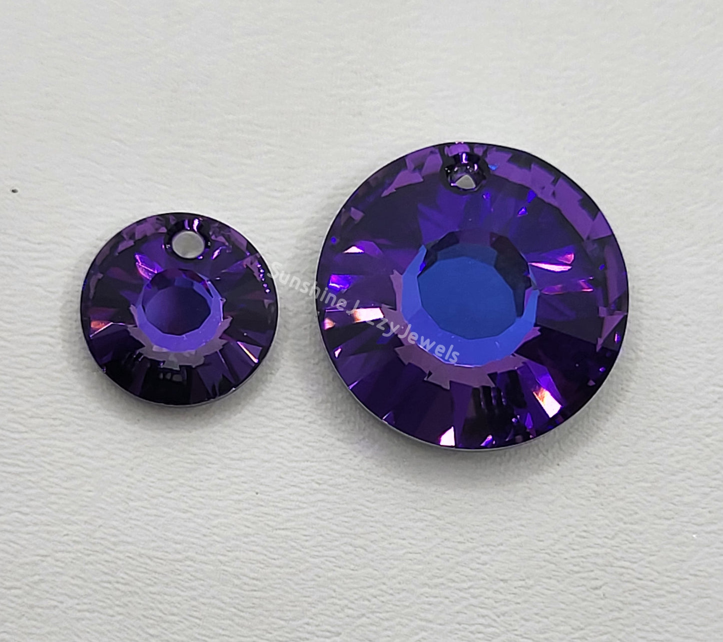 #6724 - Swarovski Crystal Sun Pendants; Many Colors; 12mm or 19mm Size