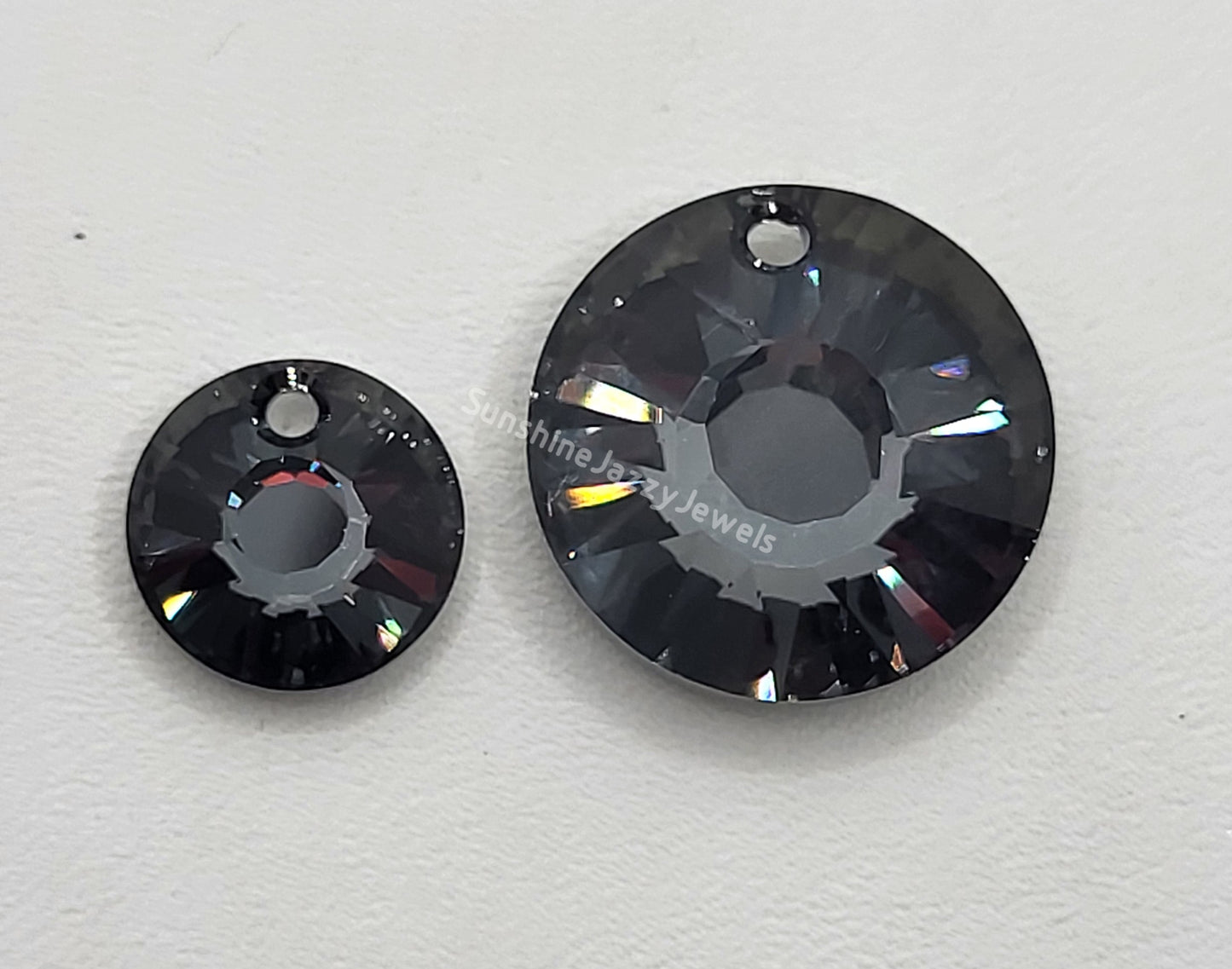 #6724 - Swarovski Crystal Sun Pendants; Many Colors; 12mm or 19mm Size