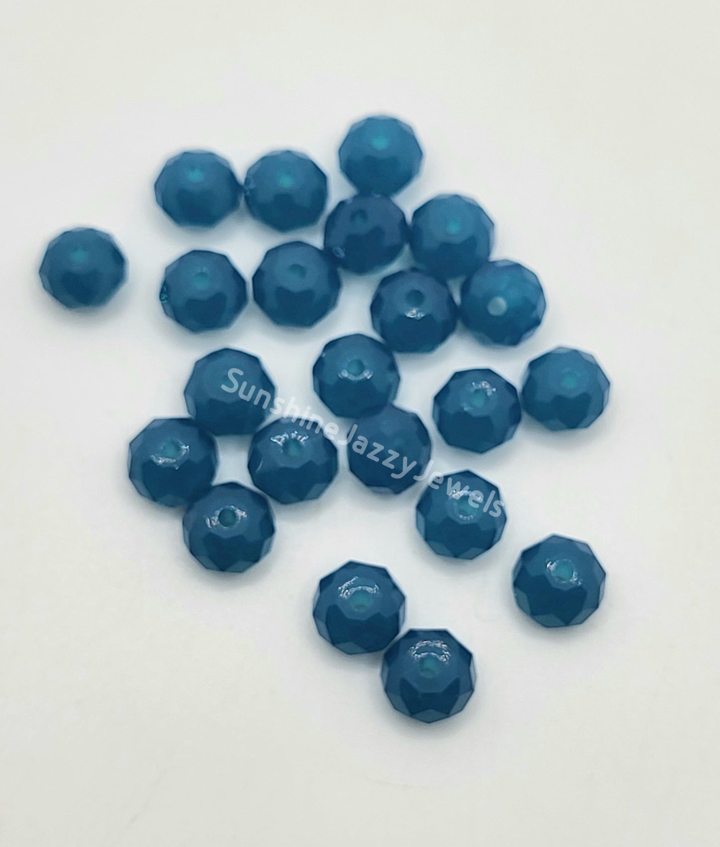 #5040 - Swarovski Crystal Briolette/ Donut Beads; Opal Colors