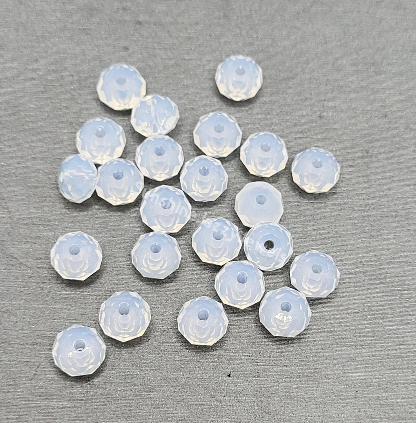 #5040 - Swarovski Crystal Briolette/ Donut Beads; Opal Colors