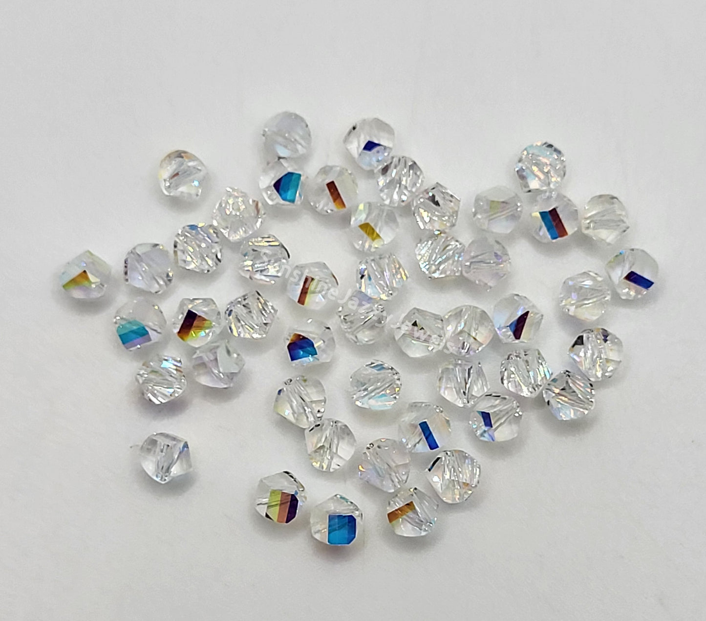 #5020 - Swarovski Crystal 4mm Helix Beads; Multiple Colors; 24pc Per Pack