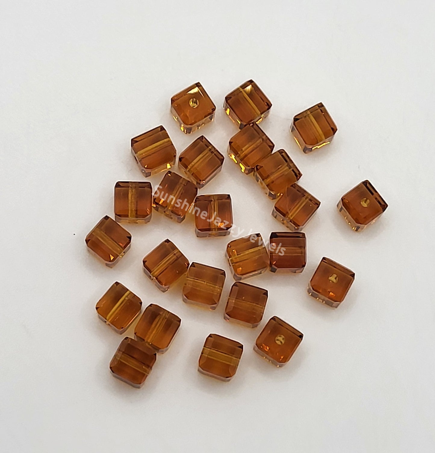 #5601 - Swarovski Crystal 4mm Cube Beads; Classic Colors; 12pc per pack