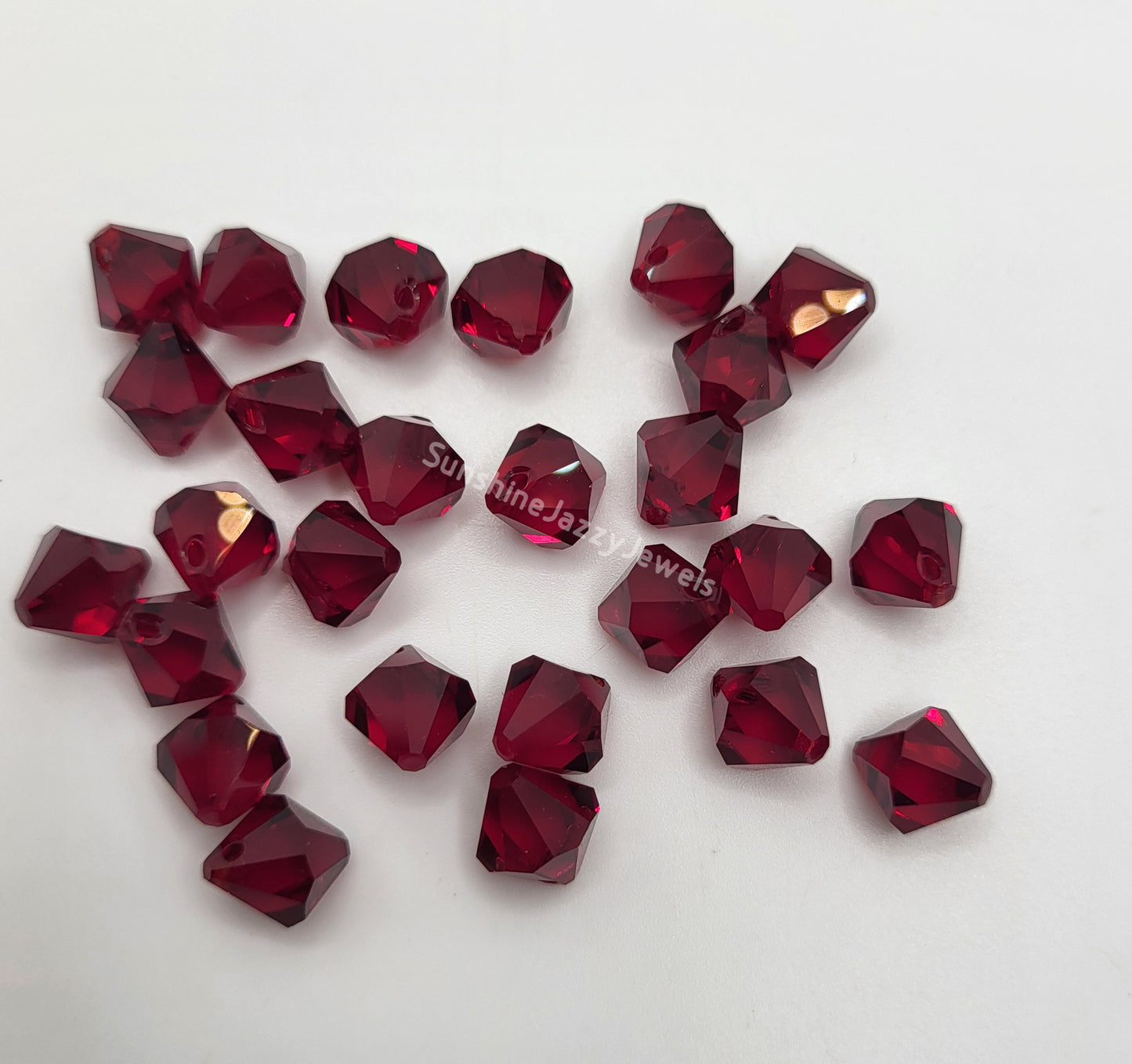 #6301 - Swarovski Crystal 8mm Bicone Pendant; Top Drilled; Many Colors! 12pc