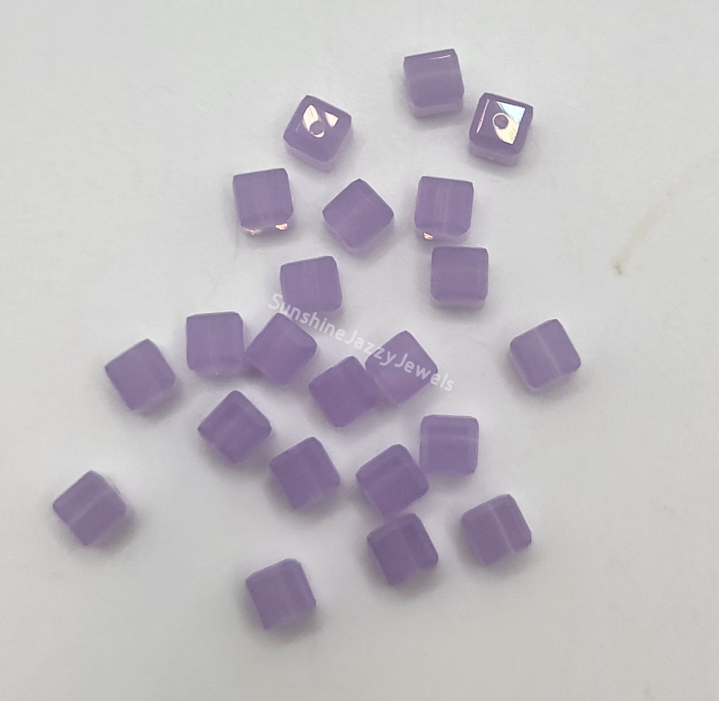 #5601 - Swarovski Crystal 4mm Cube Beads; Classic Colors; 12pc per pack