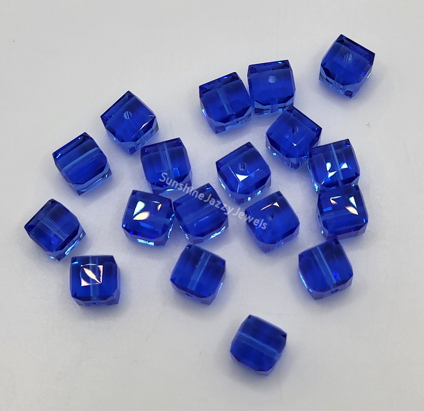 #5601 - Swarovski Crystal 6mm Cube Beads; Classic Colors; 6pc per pack