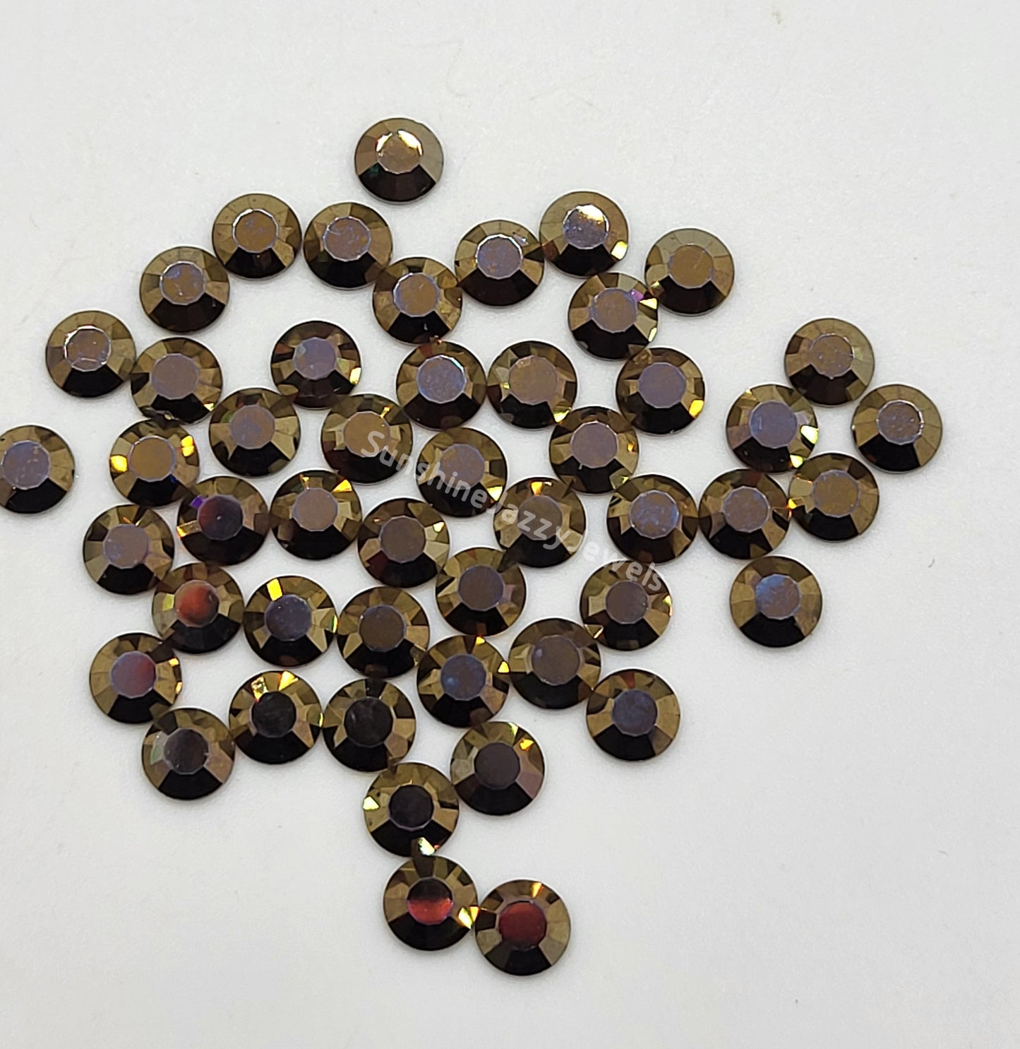 #2000 - 50pc Swarovski Crystal Dorado ss20 Flatback Rhinestones; LAST ONE