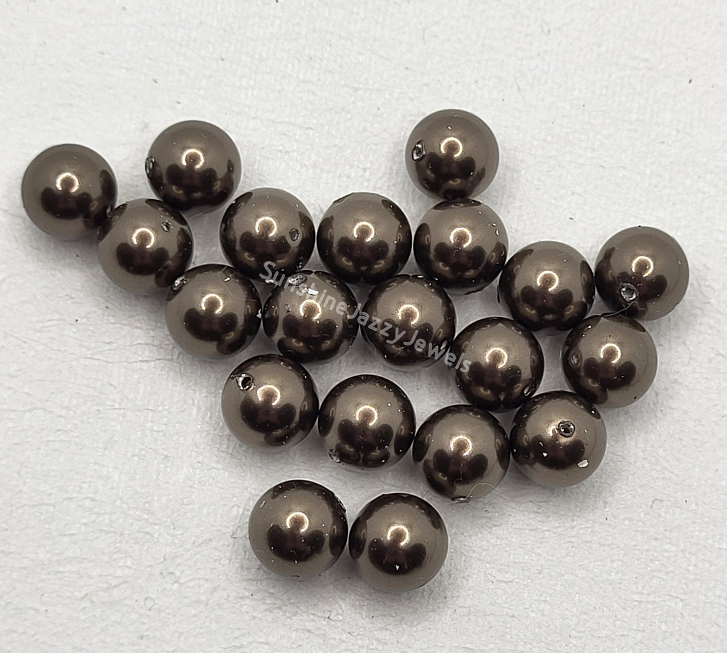 #5810 - Swarovski Crystal 8mm Round Pearl Beads; 10pc per pack