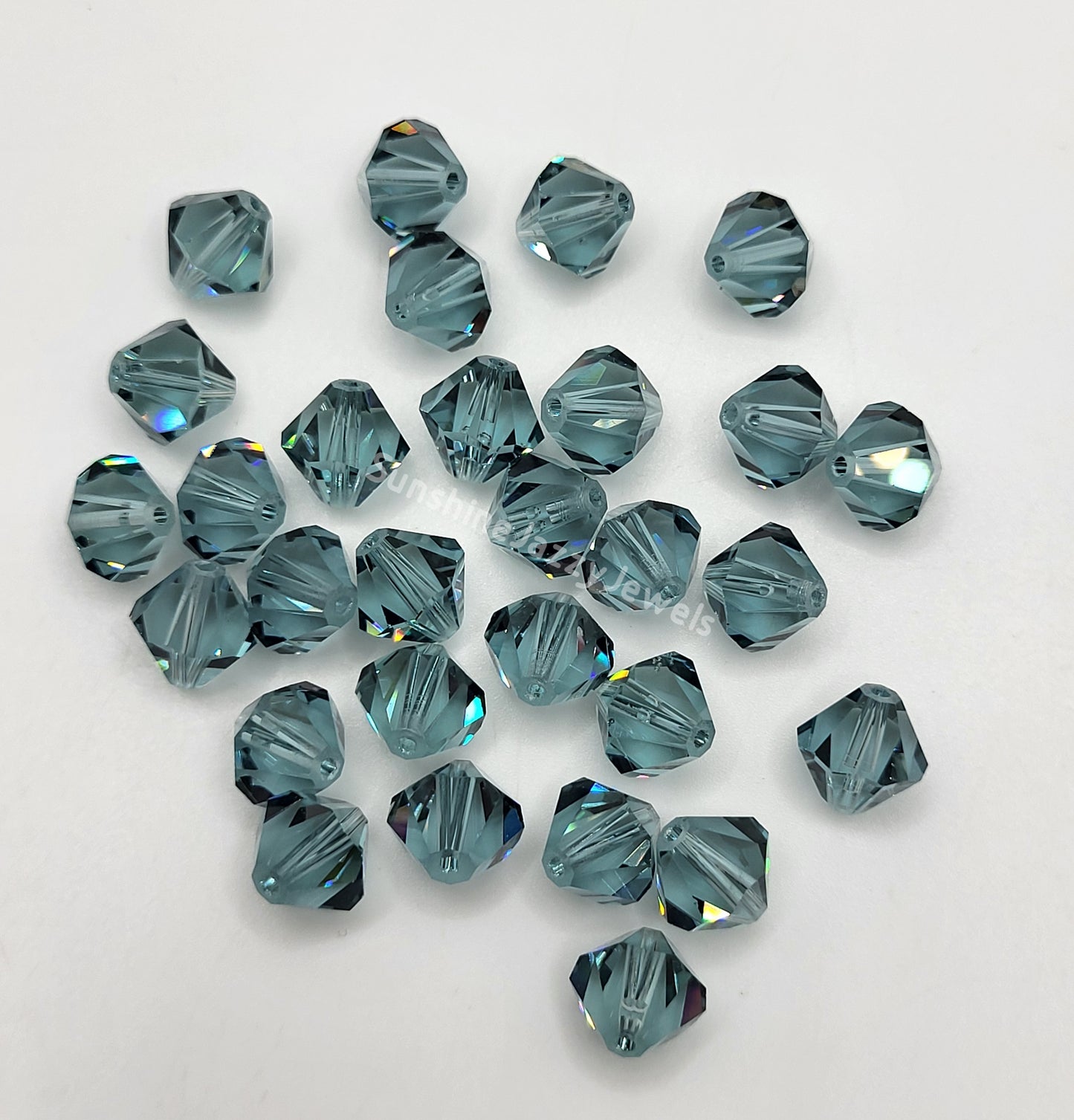 #5328 - Swarovski Crystal 6mm Bicone Beads; Classic Colors; 12pc per pack