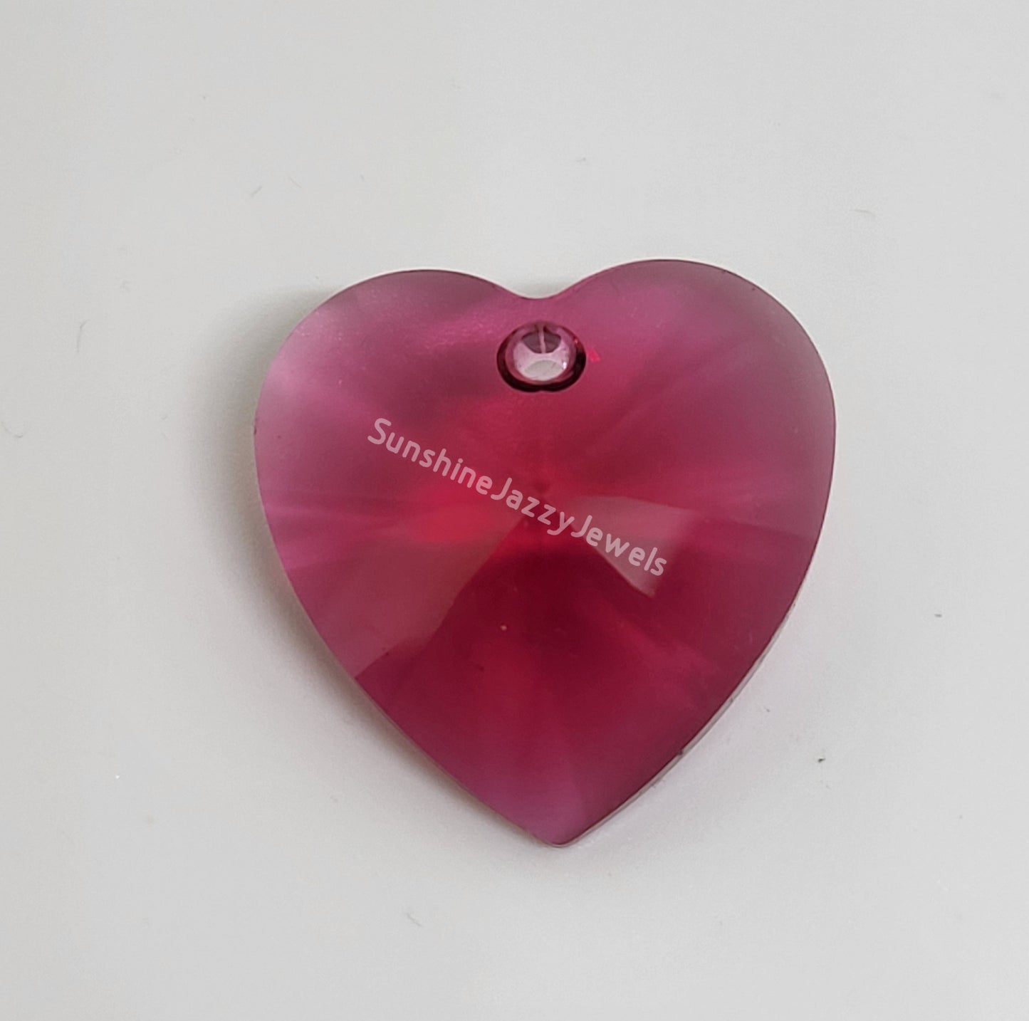 #8781 - Swarovski Strass Crystal 28mm Heart Pendant/ Prism; Many Color Choices!