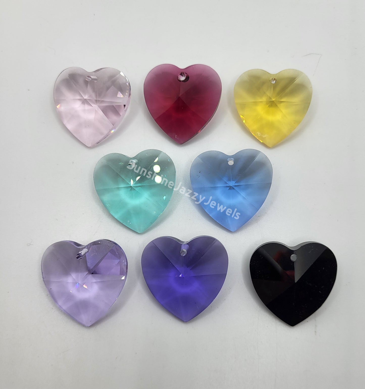 #8781 - Swarovski Strass Crystal 28mm Heart Pendant/ Prism; Many Color Choices!