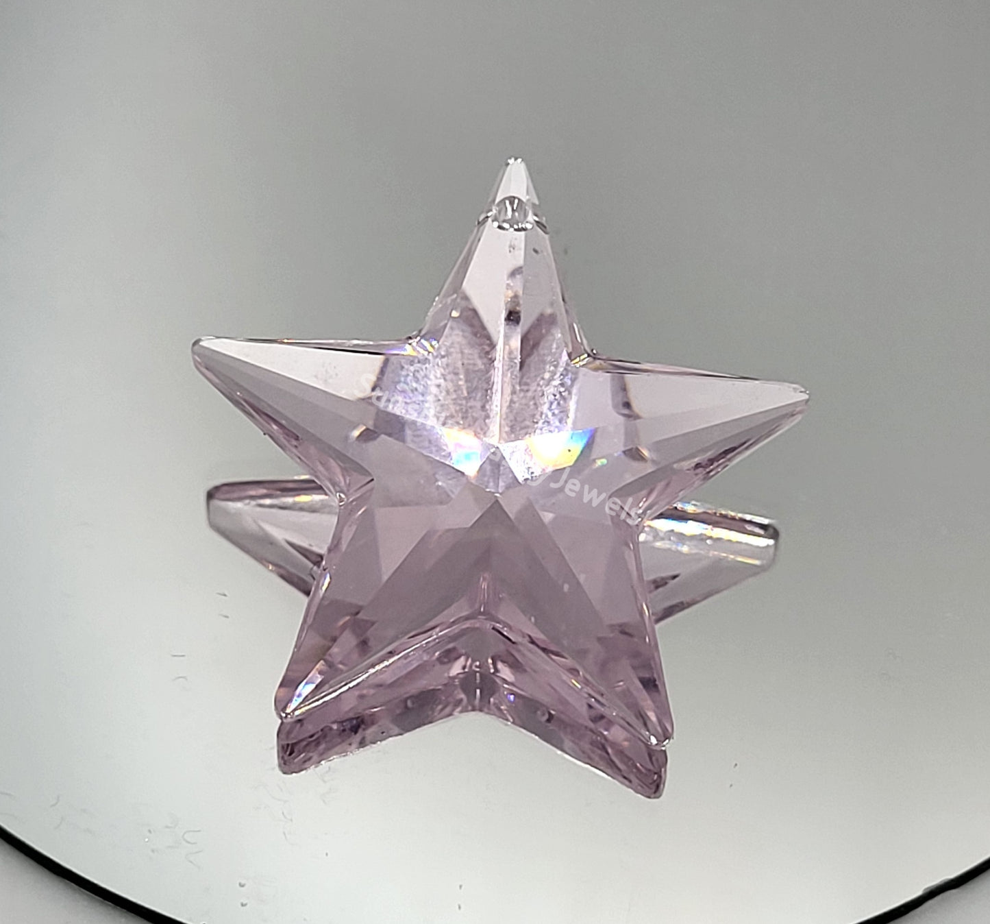 #8815 - Swarovski Crystal 28mm Star Pendant/ Prism; Many Color Choices!