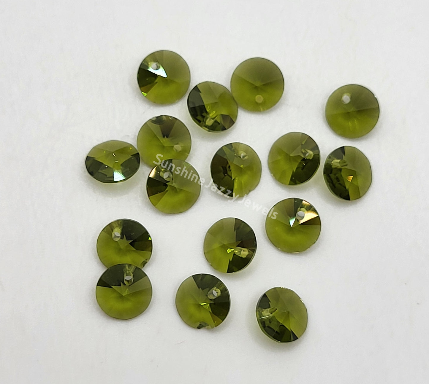 #6200 - Swarovski Crystal Rivoli Pendants; Multiple Sizes and Colors