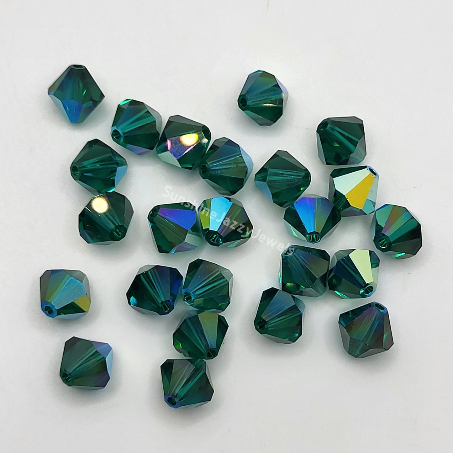 #5328 - Swarovski Crystal 8mm Bicone w/ AB Finish; Many Colors; 12pc per pack