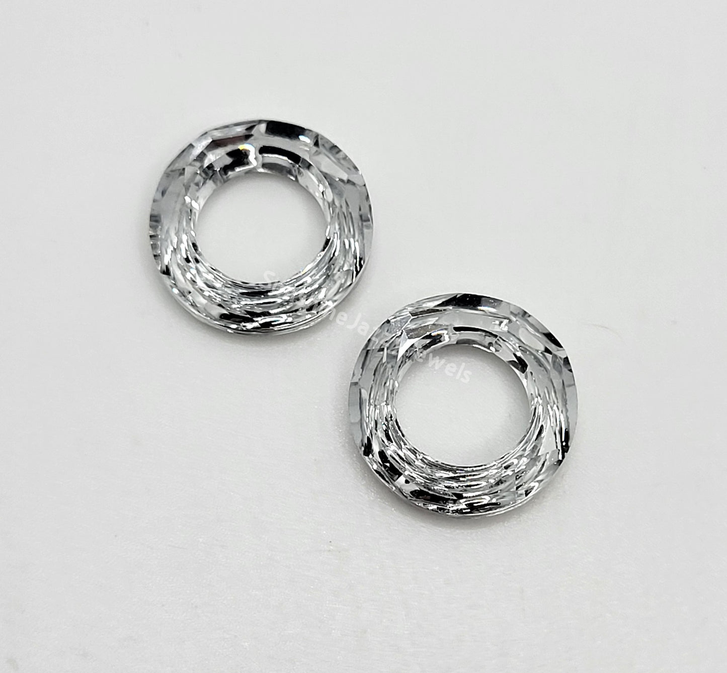 #4139 - Swarovski Crystal 14mm Round Cosmic Ring Fancy Stone; Multiple Colors