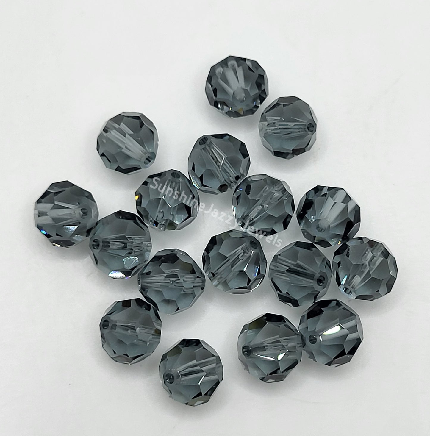 #5300 - Swarovski Crystal 8mm Round Beads; 12pc per pack