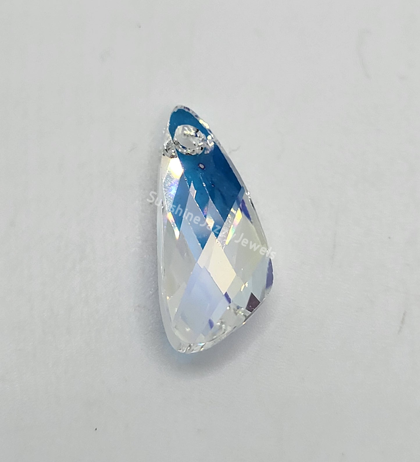 #6690 - Swarovski Crystal Clear AB 23mm Wing Pendant; LAST ONE
