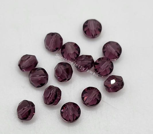 #5100 - Swarovski Crystal 5mm Lentil Beads (aka Tablet/ Pill Beads); 24pc per pack