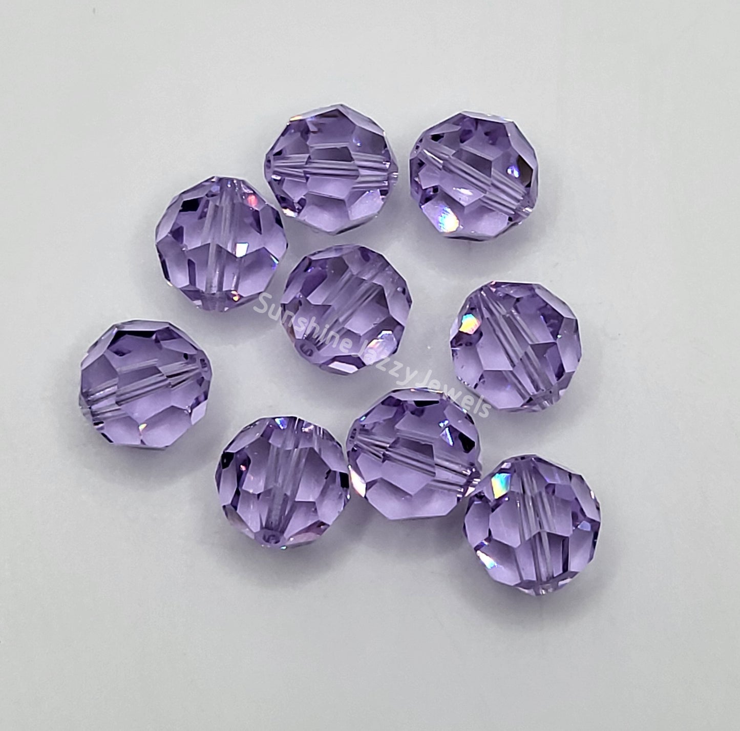 #5000 - Swarovski Crystal 10mm Round Beads; Classic Colors; 6pc per pack