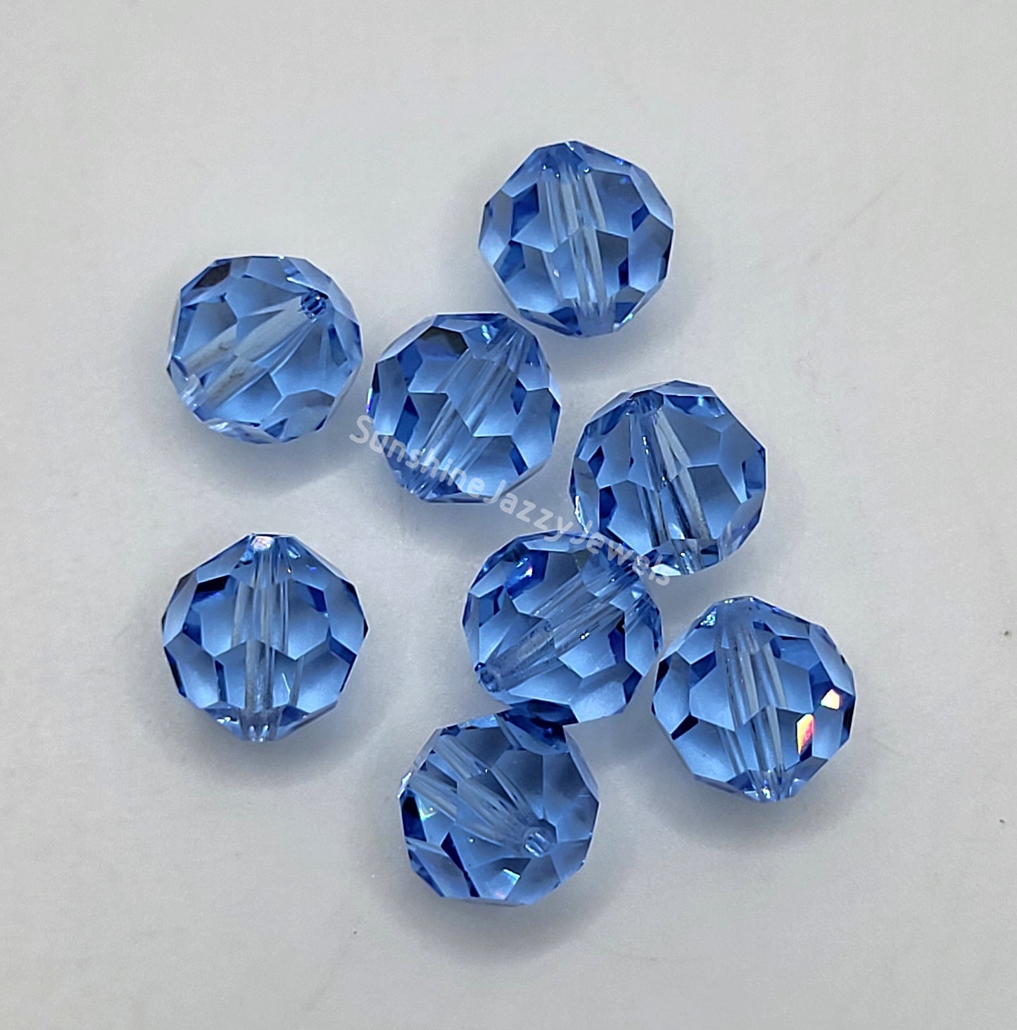#5000 - Swarovski Crystal 10mm Round Beads; Classic Colors; 6pc per pack