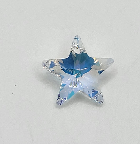 #6715 - Swarovski Crystal Clear AB 16mm Star Pendant; LAST ONE