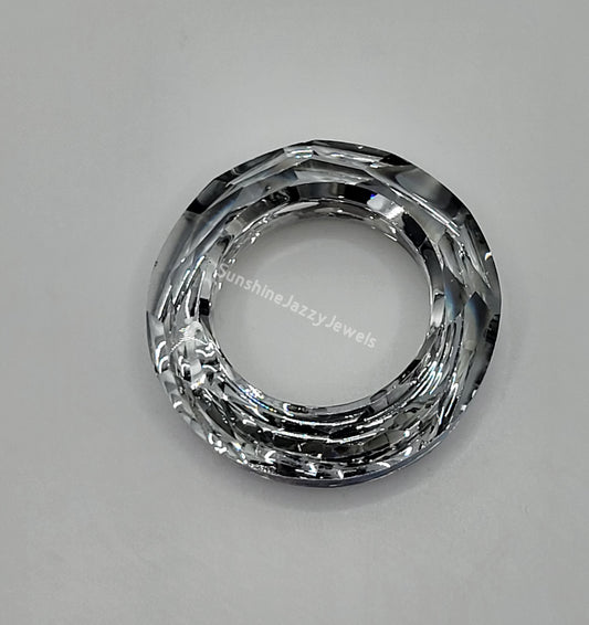 #4139 - Swarovski Crystal Comet Argent Light CAL 30mm Cosmic Ring ; LAST ONE