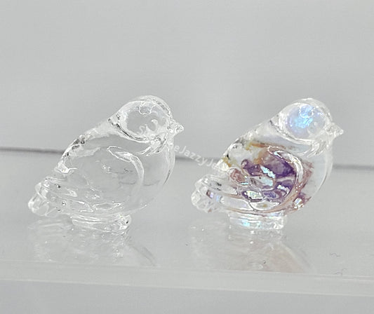 #6551 - Swarovski Crystal Robin Pendant; 2 Colors