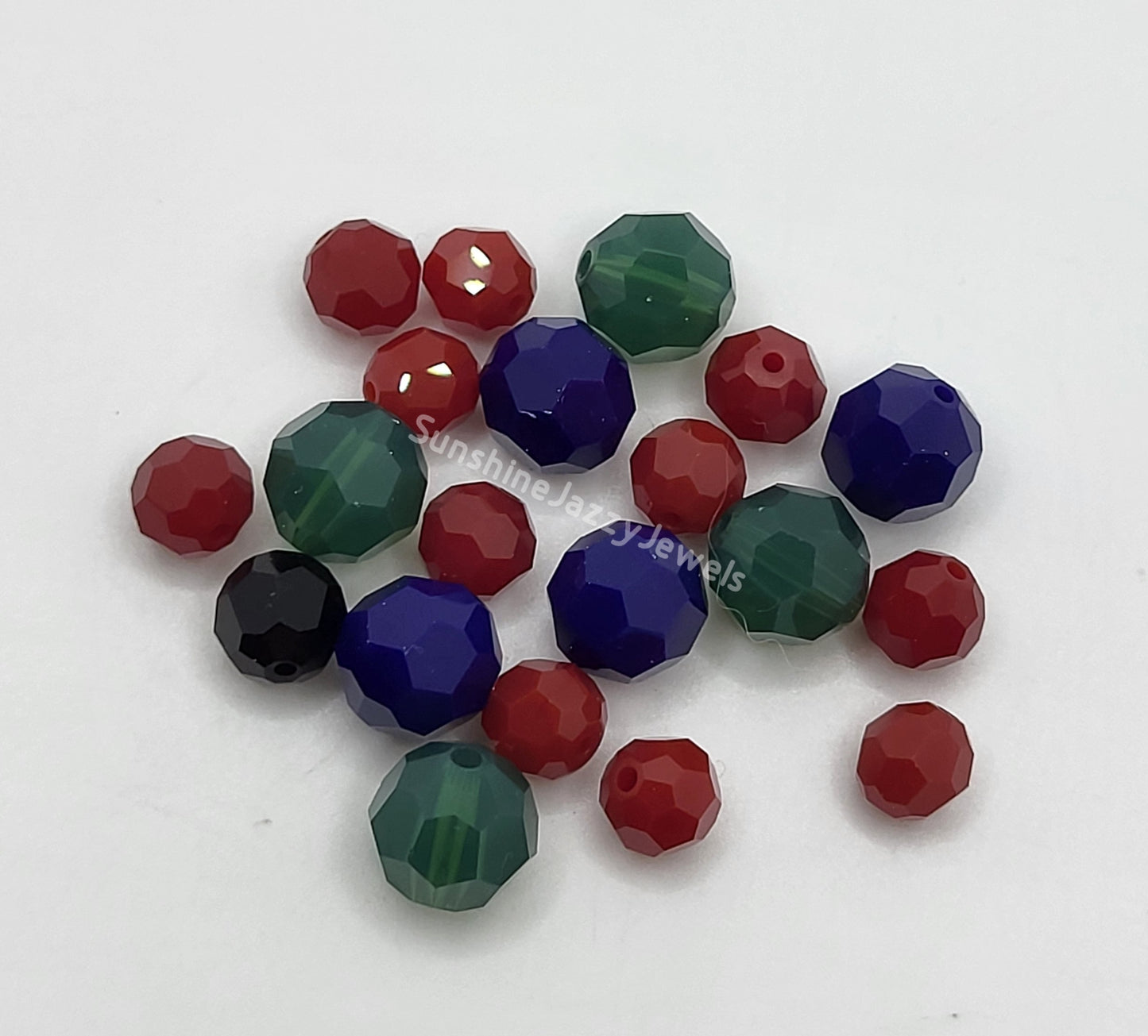 CLEARANCE MIX!  20pc Swarovski Crystal Assorted Opaque Colors 6-8mm Round 5000 Beads