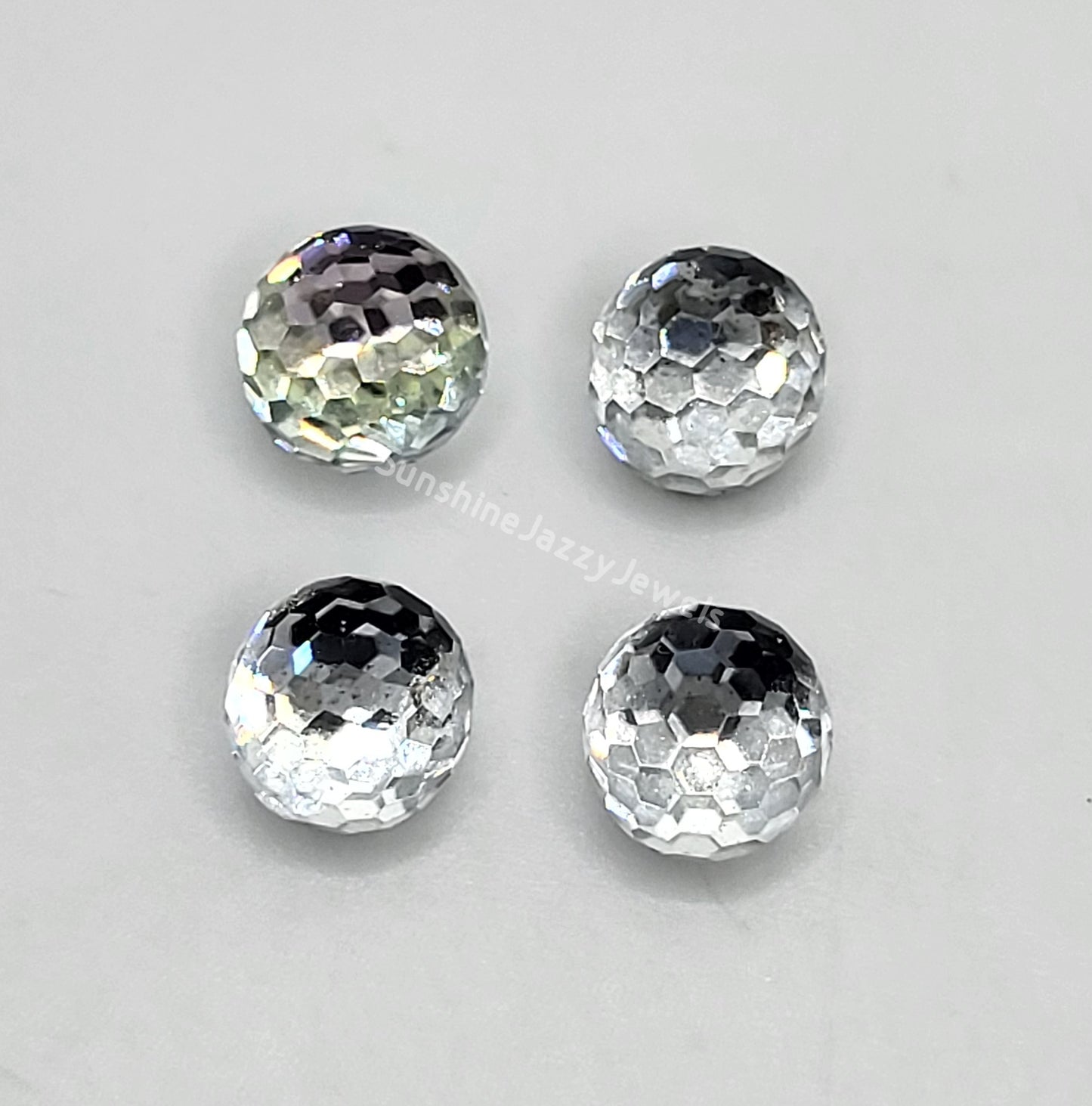 #4869 - Swarovski Crystal 8mm Disco Ball Fancy Stones; Multiple Colors; 4pc per pack