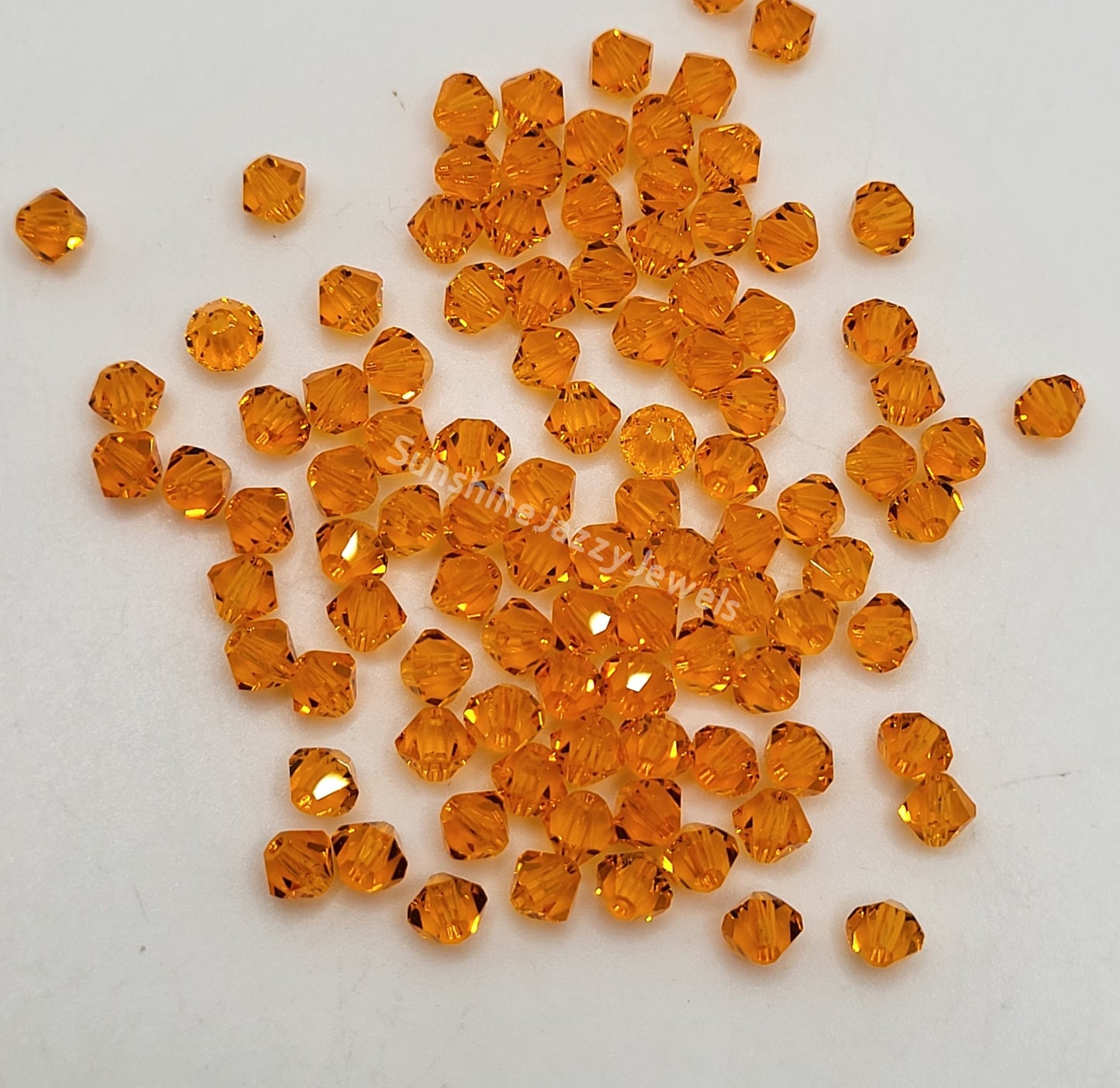 #5328 - Swarovski Crystal 4mm Bicone Beads; Classic Colors; 24pc per pack