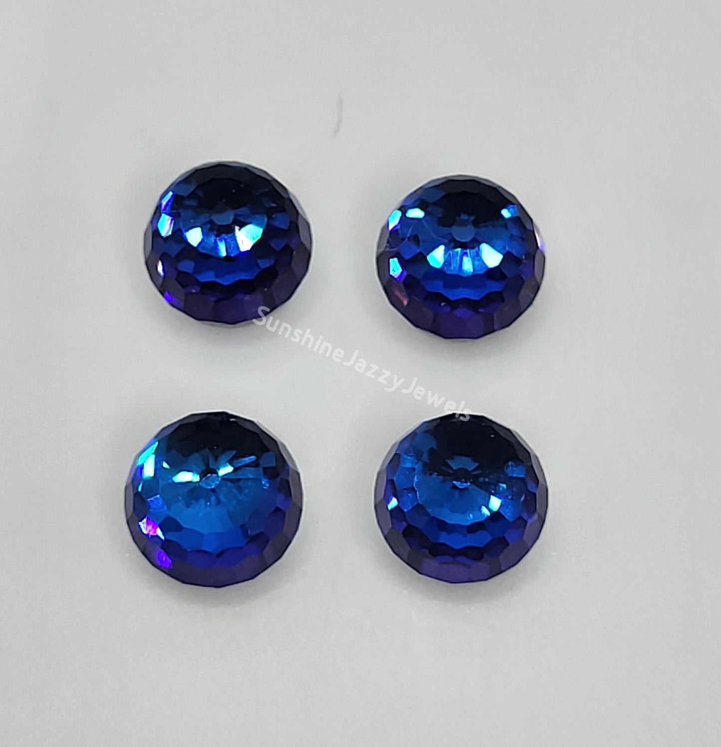 #4869 - Swarovski Crystal 8mm Disco Ball Fancy Stones; Multiple Colors; 4pc per pack