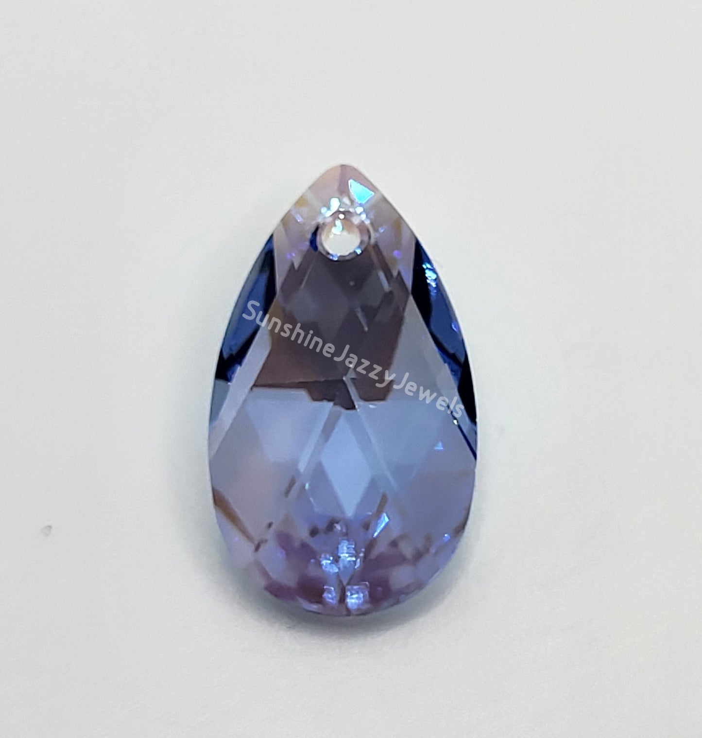 #6106 - Swarovski Crystal Pear Pendant w/ Shimmer Effect; 2 Sizes; Many Colors