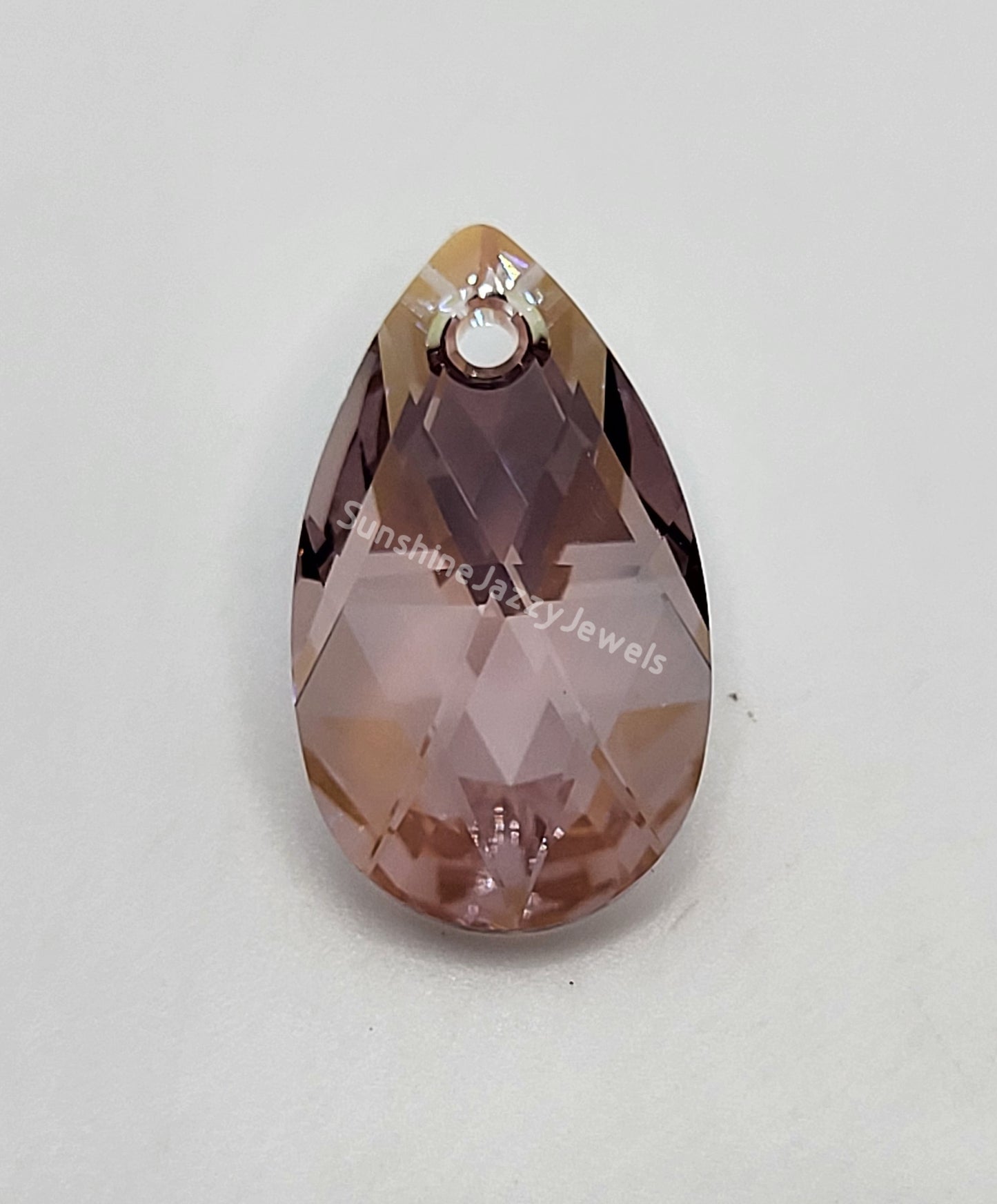 #6106 - Swarovski Crystal Pear Pendant w/ Shimmer Effect; 2 Sizes; Many Colors