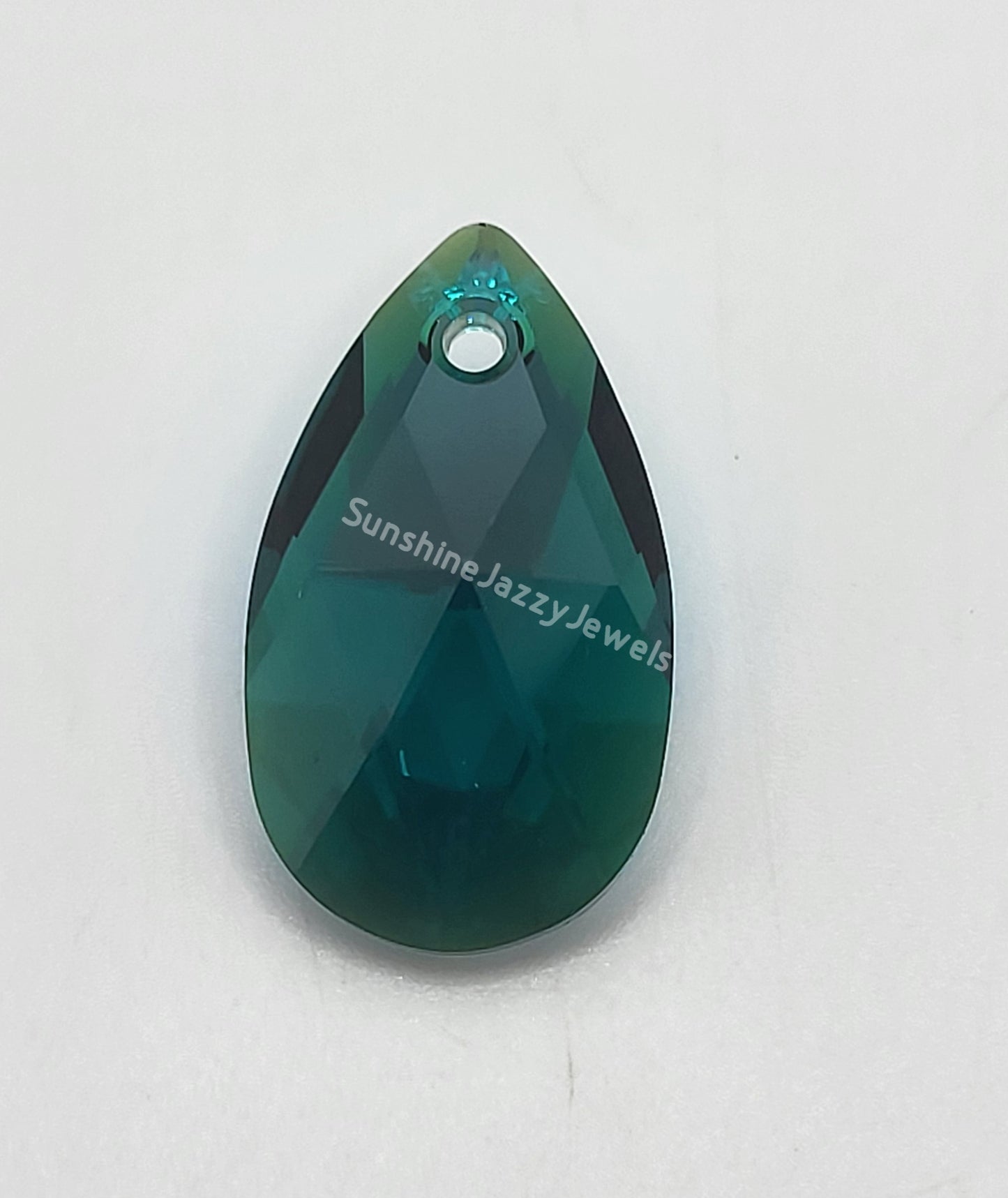 #6106 - Swarovski Crystal Pear Pendant w/ Shimmer Effect; 2 Sizes; Many Colors