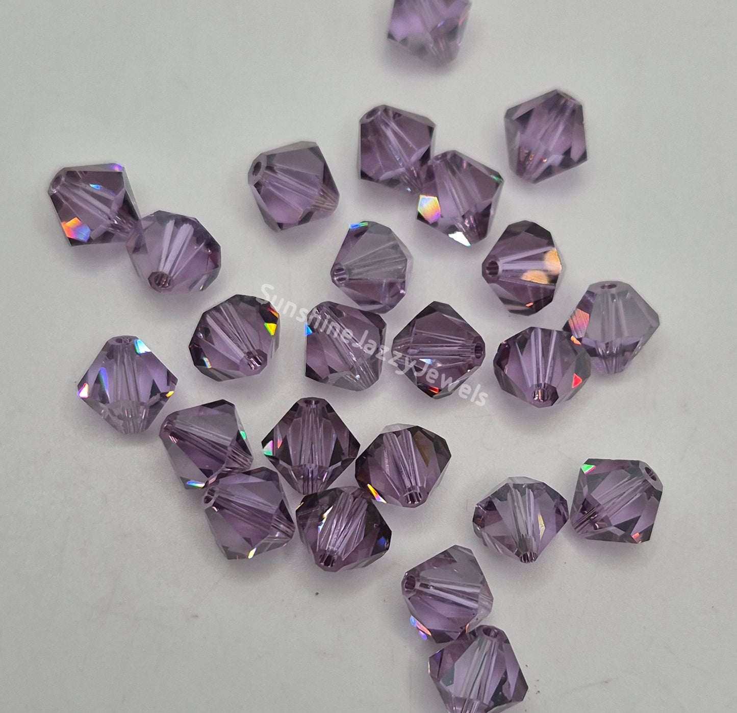 #5328 - Swarovski Crystal 8mm Bicone Beads; Classic Colors; 12pc per pack
