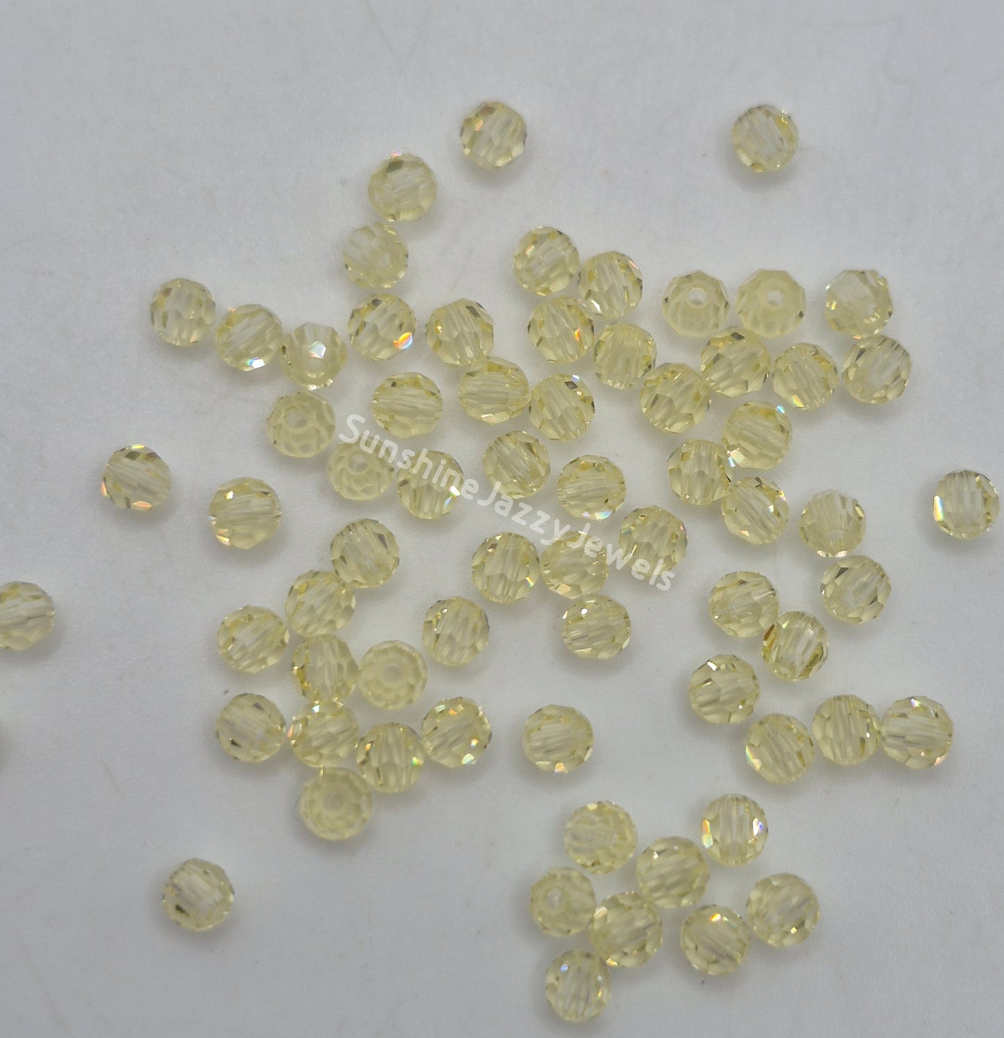 #5000 - Swarovski Crystal 3mm Faceted Round Beads; Many Color Choices; 24pc per pack