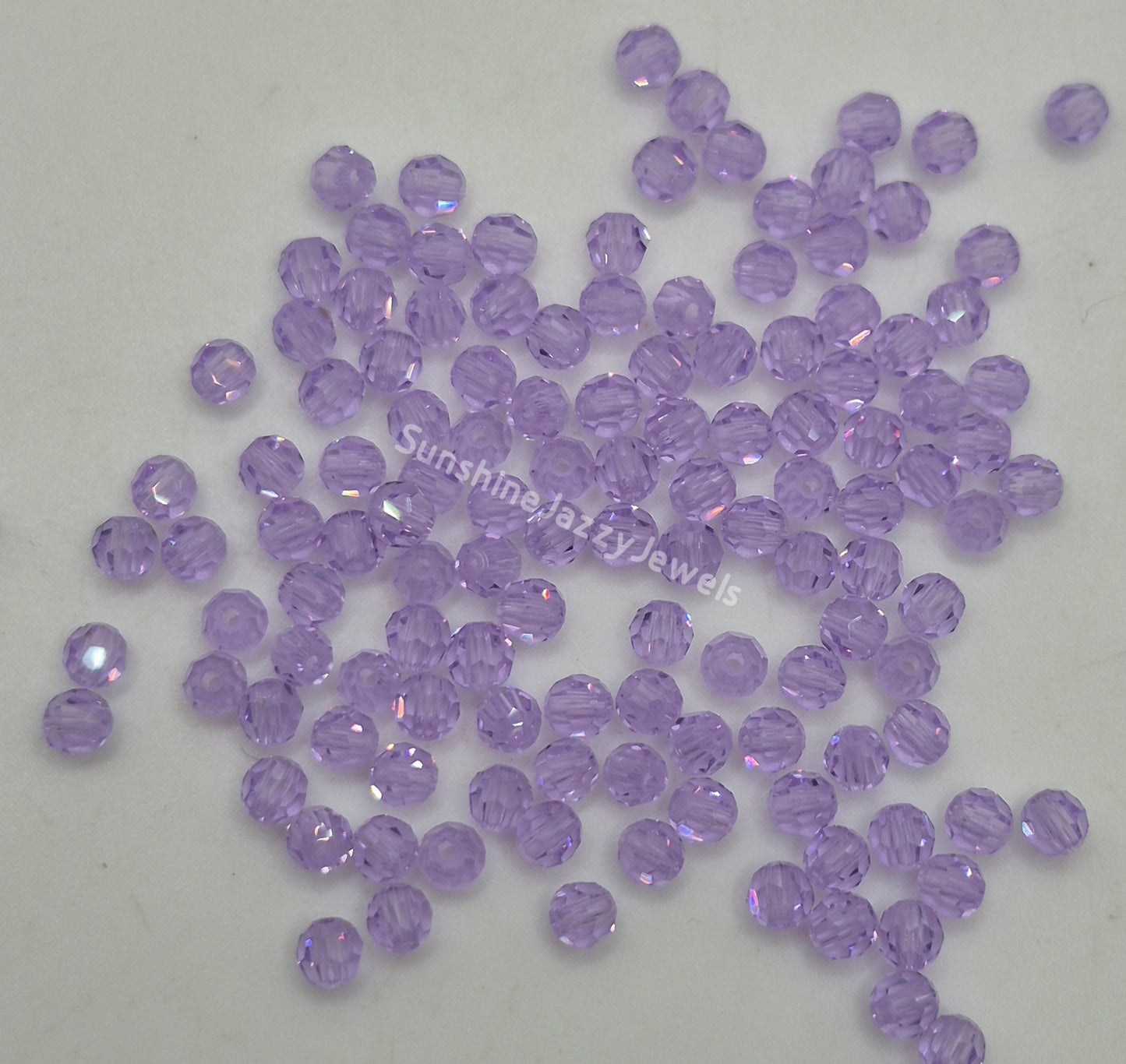 #5000 - Swarovski Crystal 3mm Faceted Round Beads; Many Color Choices; 24pc per pack