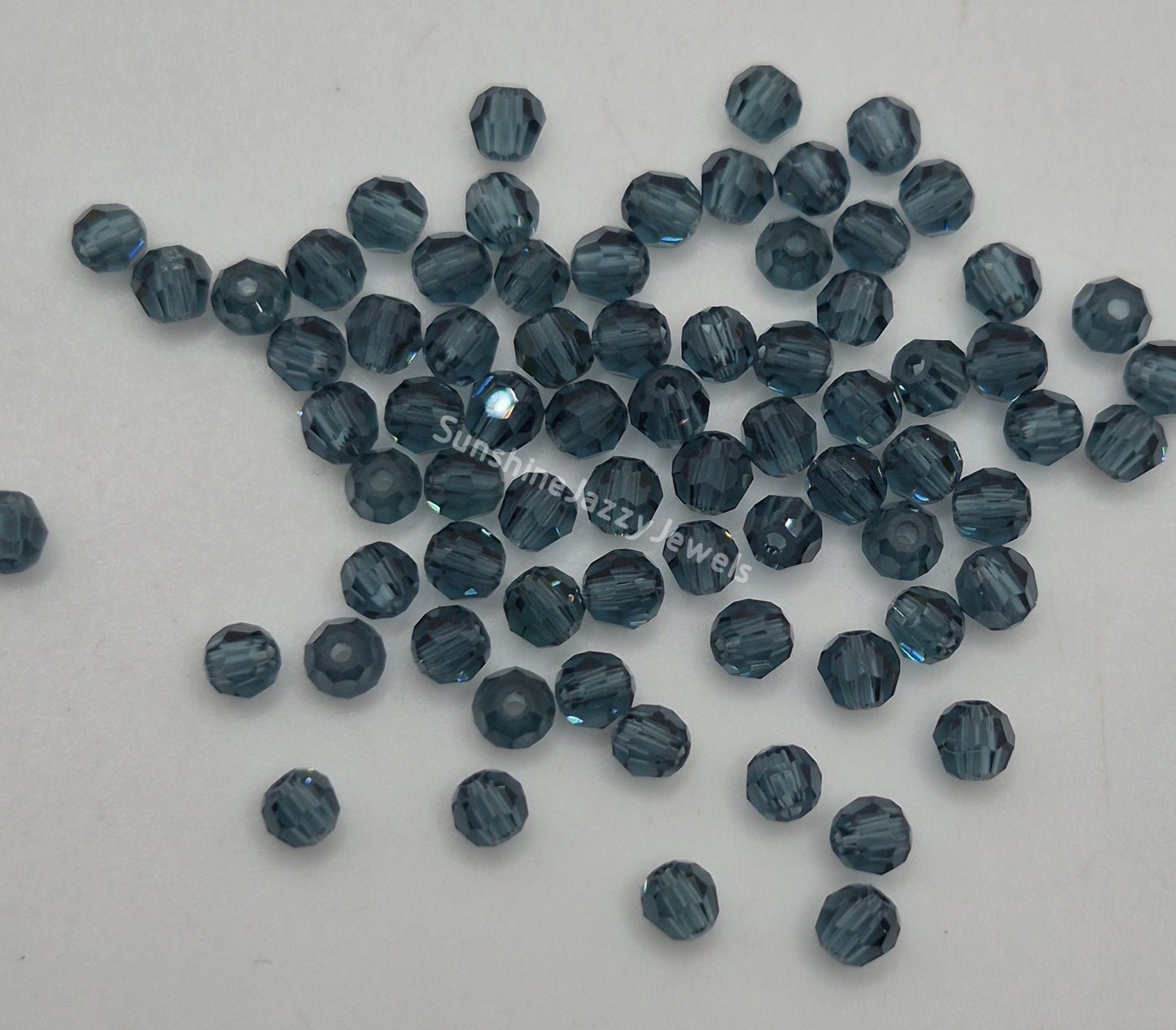 #5000 - Swarovski Crystal 3mm Faceted Round Beads; Many Color Choices; 24pc per pack