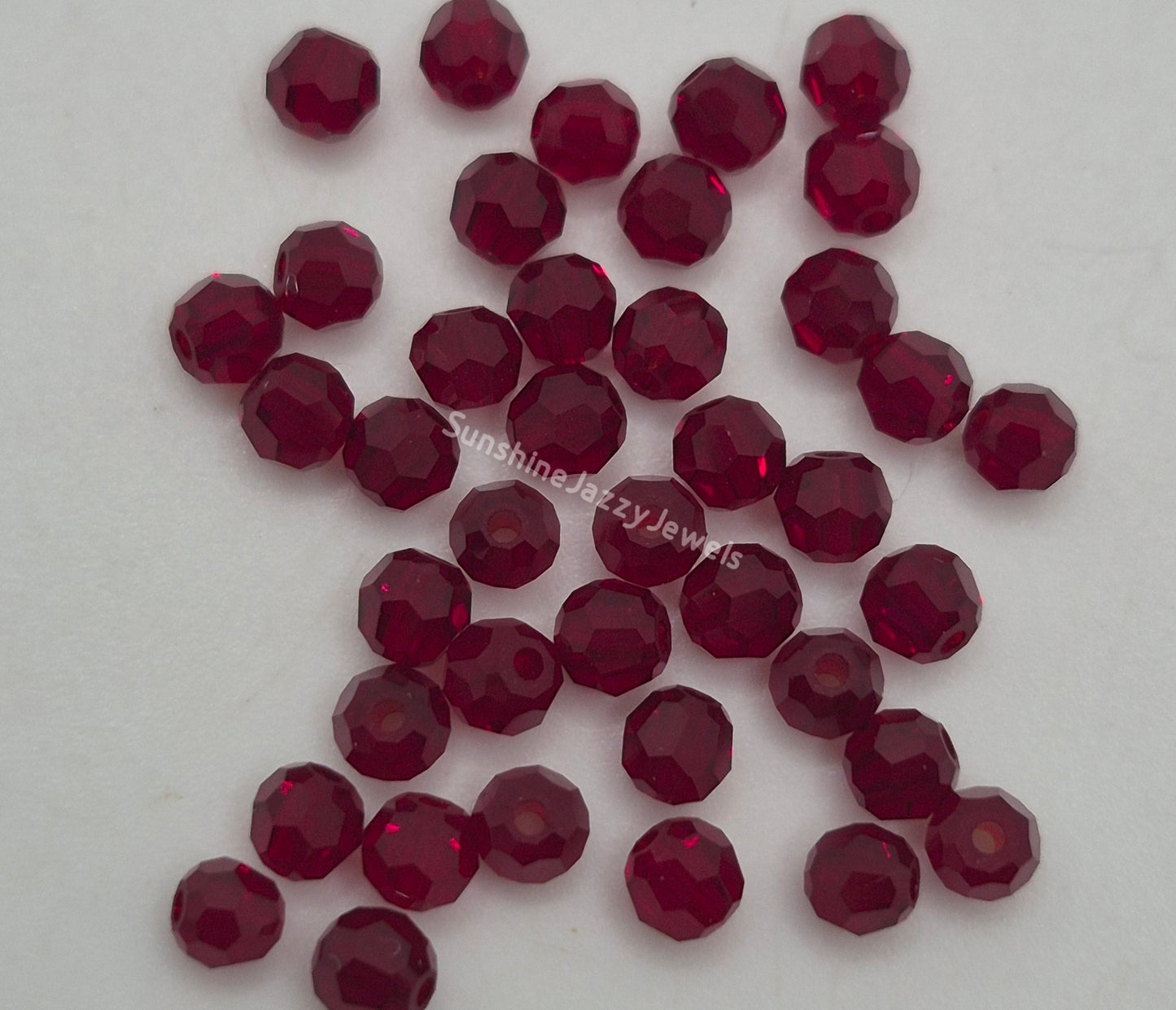 #5000 - Swarovski Crystal 3mm Faceted Round Beads; Many Color Choices; 24pc per pack