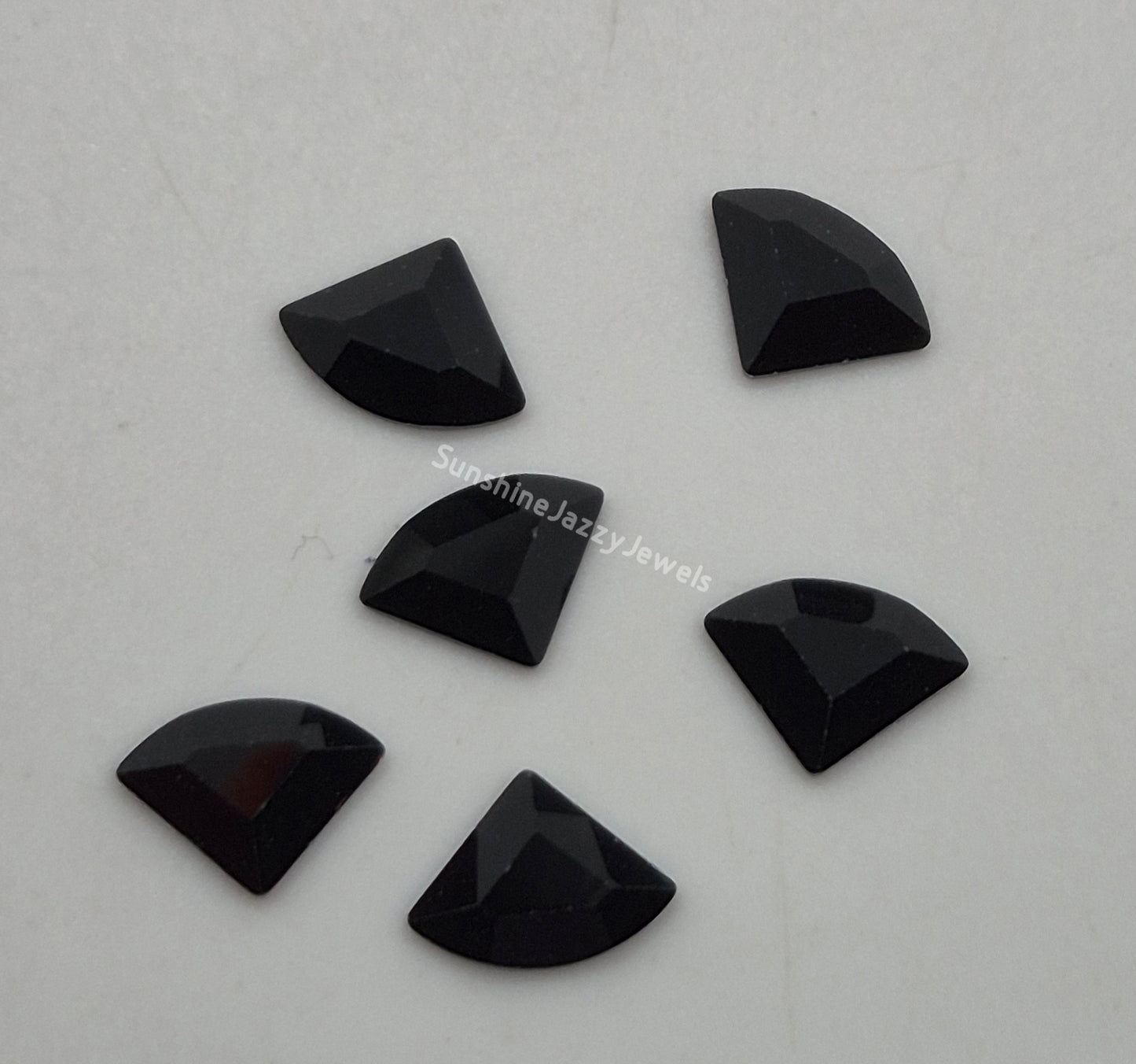 #2715 - Swarovski Crystal 6mm Connector Flat Backs; 6pc per pack
