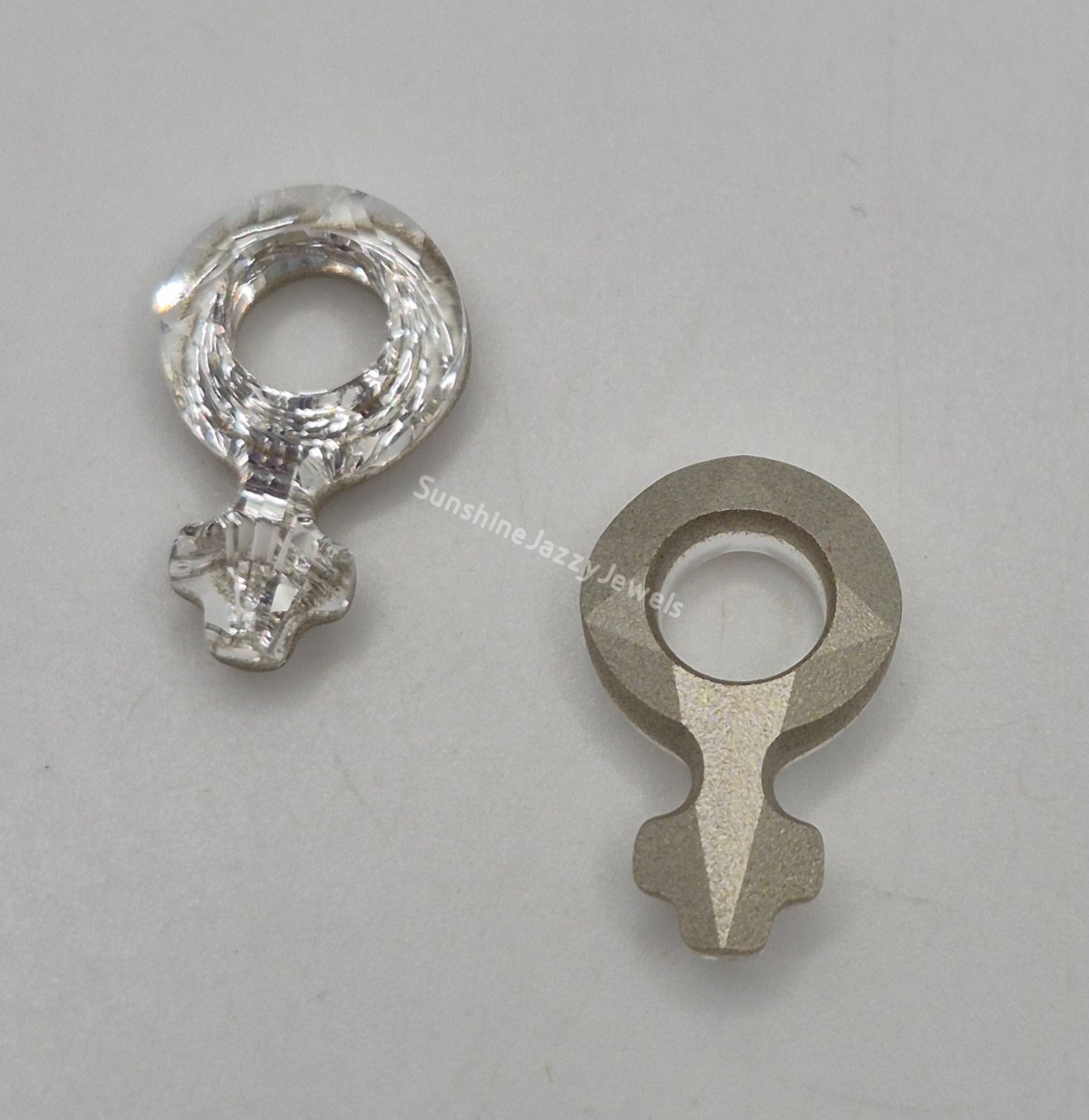 #4876 - Swarovski Crystal Female Symbol Fancy Stone; 2pc per pack