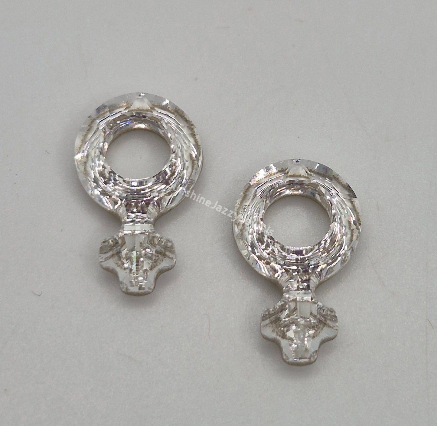 #4876 - Swarovski Crystal Female Symbol Fancy Stone; 2pc per pack