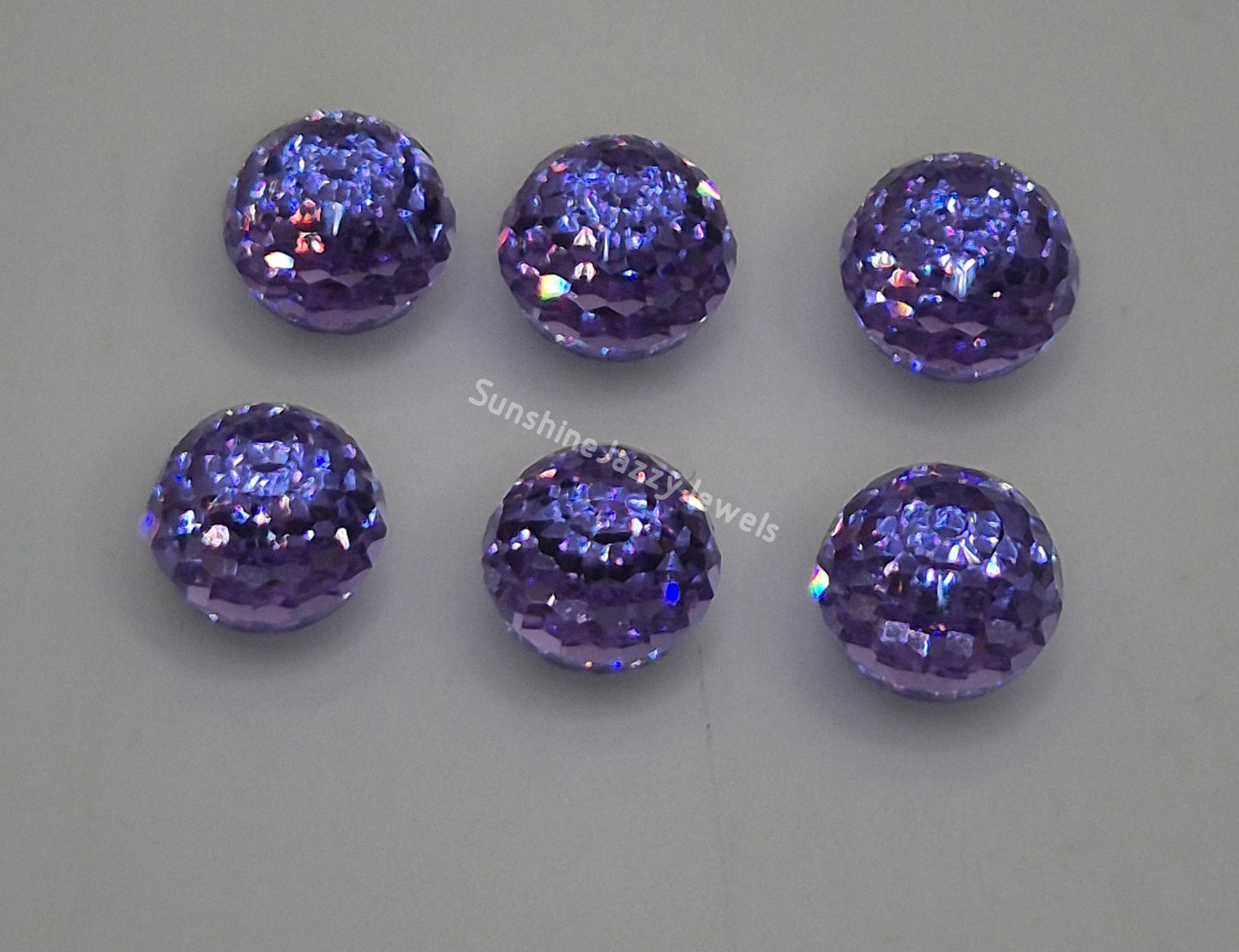 #4869 - Swarovski Crystal 6mm Disco Ball Fancy Stones; Multiple Colors; 6pc per pack