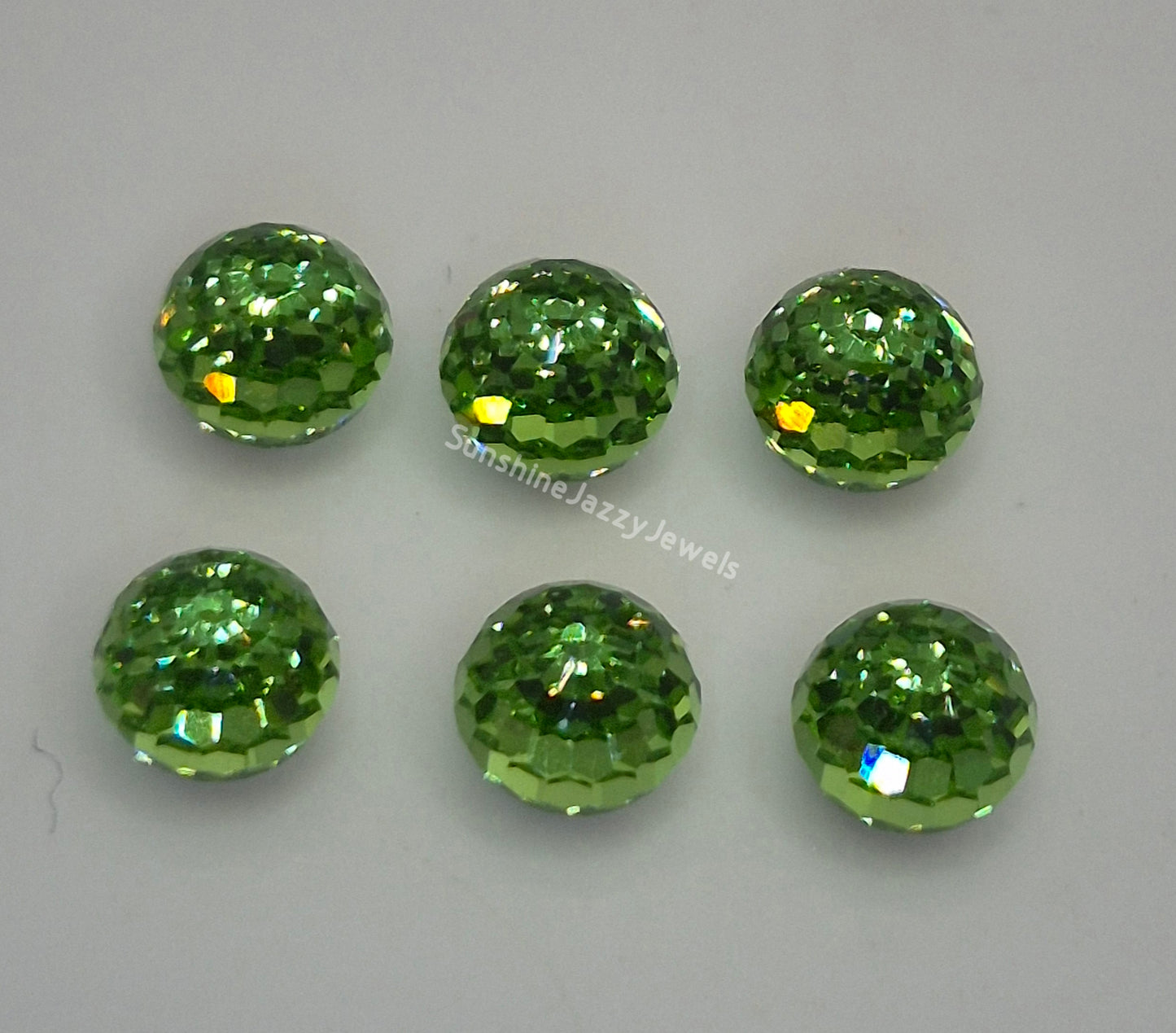 #4869 - Swarovski Crystal 6mm Disco Ball Fancy Stones; Multiple Colors; 6pc per pack