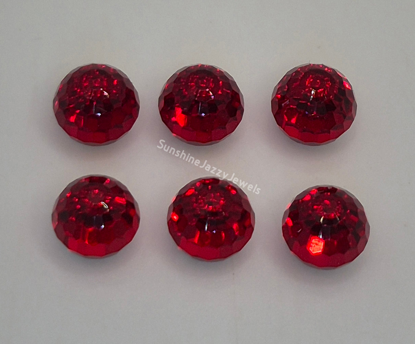 #4869 - Swarovski Crystal 6mm Disco Ball Fancy Stones; Multiple Colors; 6pc per pack