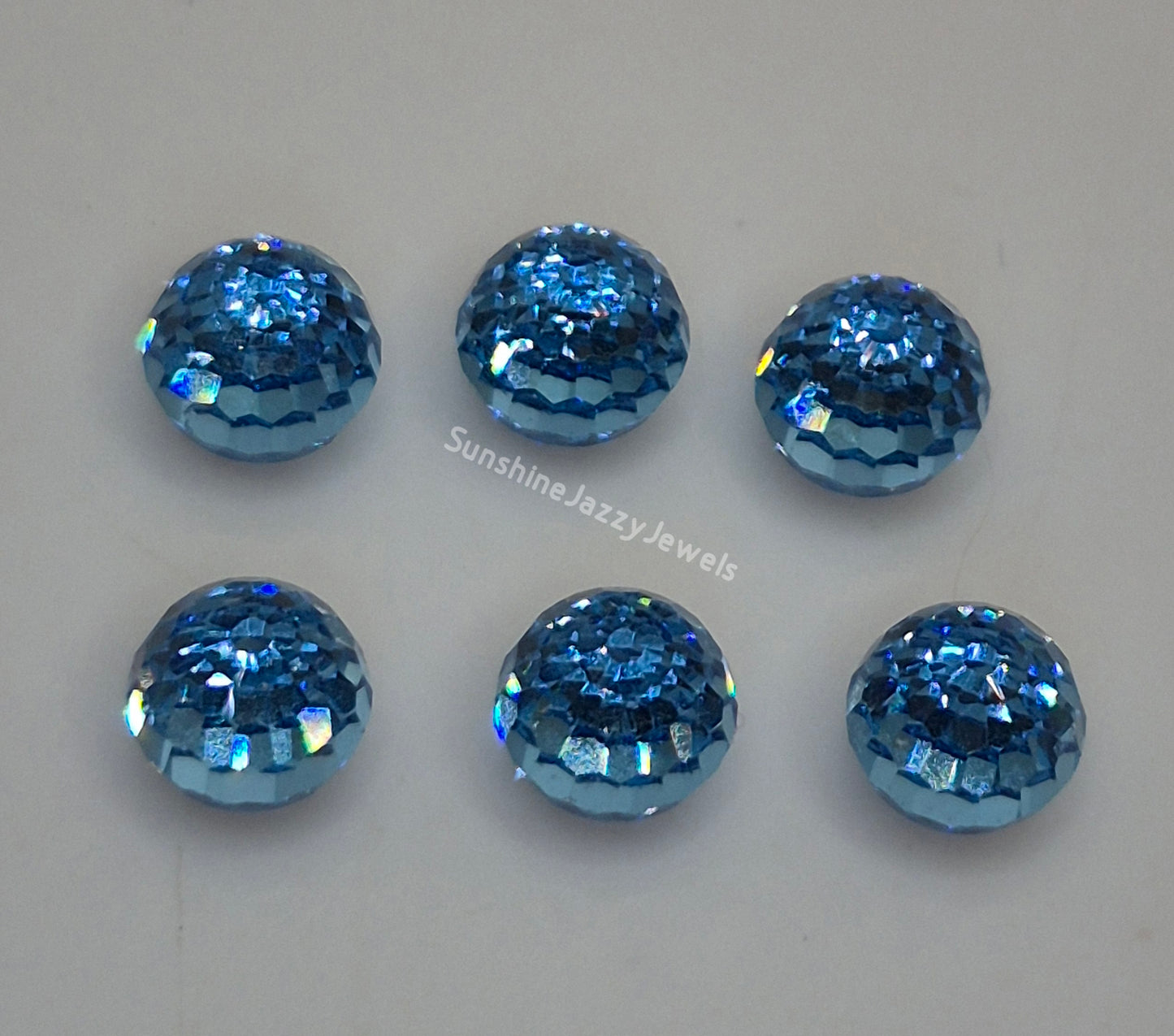 #4869 - Swarovski Crystal 6mm Disco Ball Fancy Stones; Multiple Colors; 6pc per pack
