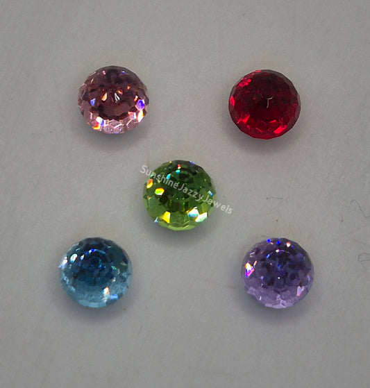 #4869 - Swarovski Crystal 6mm Disco Ball Fancy Stones; Multiple Colors; 6pc per pack
